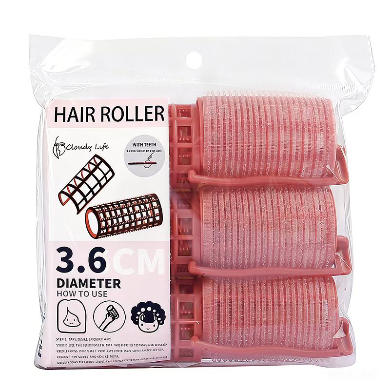 CL361 Double Set New Model 3.6 Six burrs plastic combination Hair curler Air Bangs Inner Curling Curls detail image 3