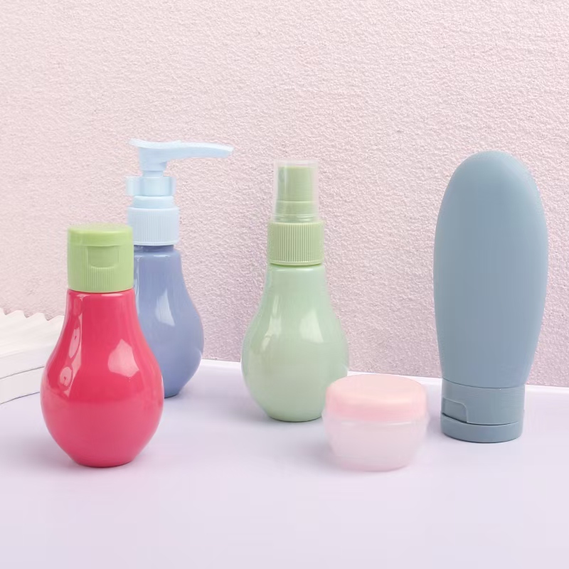 CL5341 Travel Portioning Bottle Set Portable Press Spray Empty Bottle skin care products Travel Storage portioning combination detail image 12