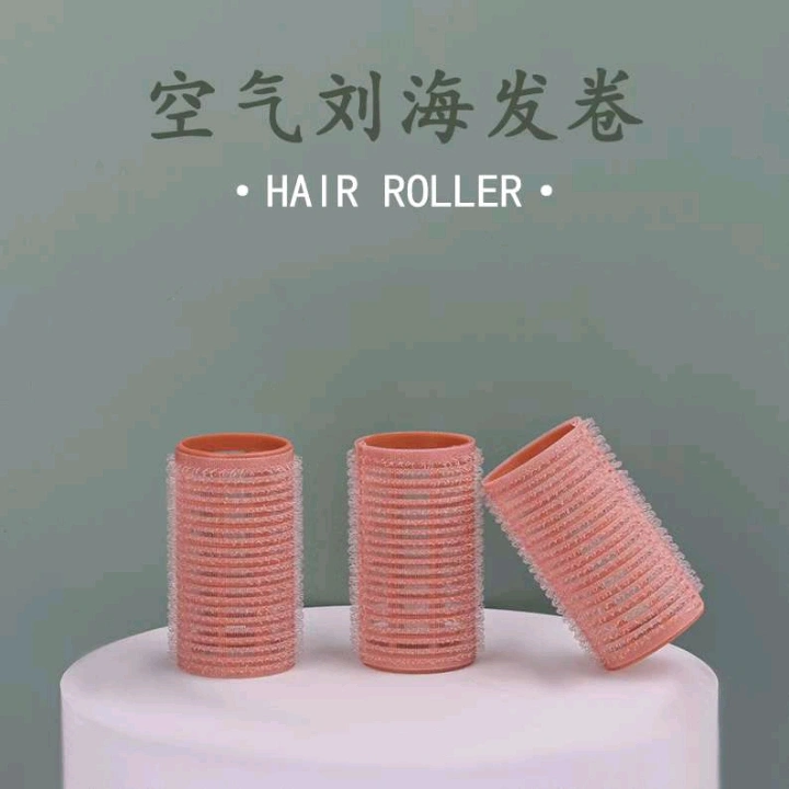 Venta directa de fábrica seis cargadores con clips rizos de pelo flequillo rizos de pelo voluminoso perezoso rizos autoadhesivos no daña el conjunto de pelo detail image 3