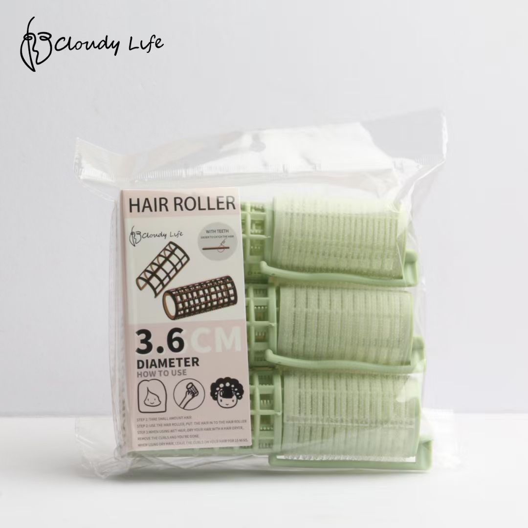 CL361 Double Set New Model 3.6 Six burrs plastic combination Hair curler Air Bangs Inner Curling Curls details Picture
