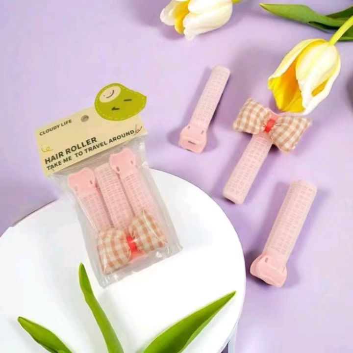 New checkered bow voluminous hair clip, bangs voluminous hair clip, perming styling zone clip, self-adhesive water spray Specification image