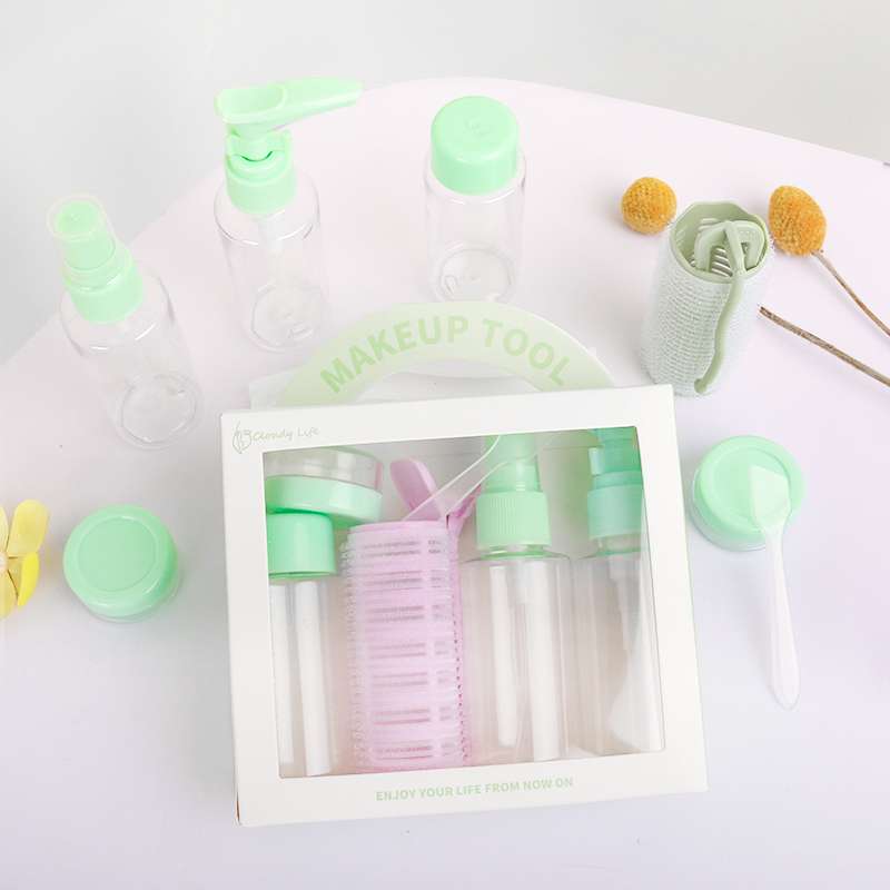 مجموعة لوازم لوازم لوازم علب لوازم أدوات التجميل، لوازم السفر المحمولة details Picture