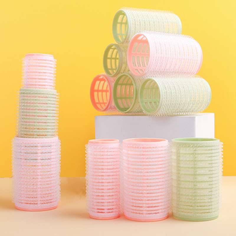 Factory direct sales of a set of six large, medium and small curling tubes, bangs, pear blossom hair and inner buckle hair curls Item Picture