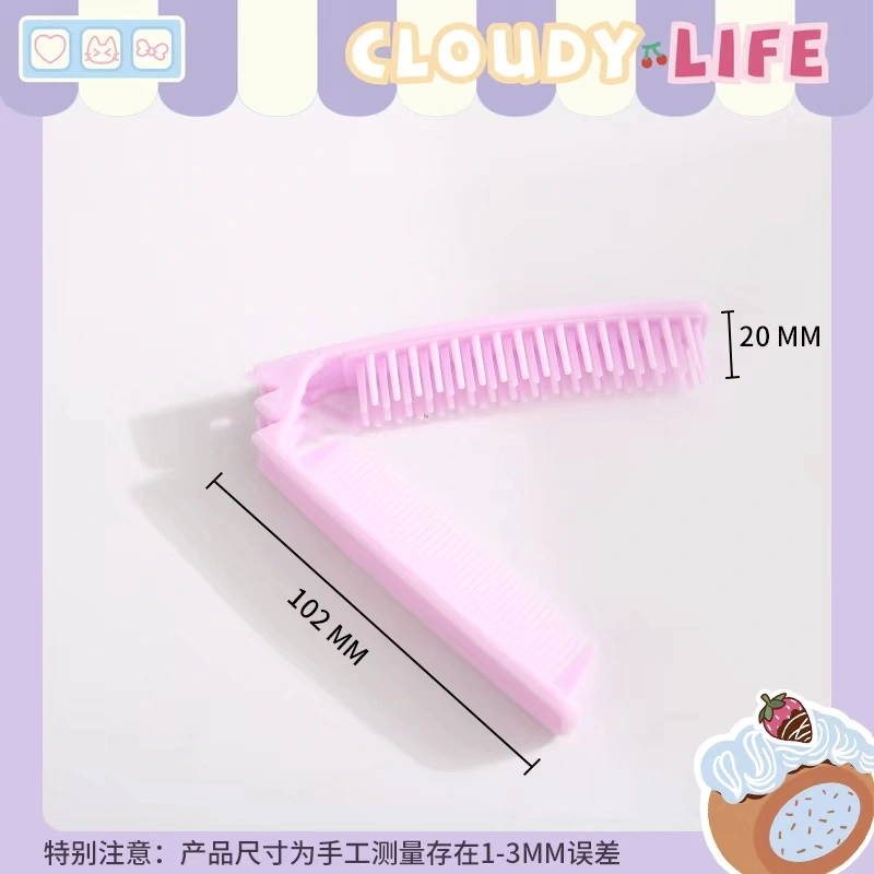 CLOUDYLIFE Cute Girl Hair Care Set with dispenser bottle, spray bottle, curling iron and comb portable styling combination detail image 7