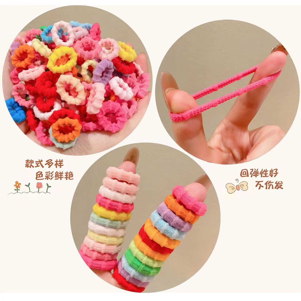 وشعر الأطفال بدائرة الأمعاء الجدي مع النمر، والشعر الملون، والشعر الطويل، والشعر الطويل Item Picture