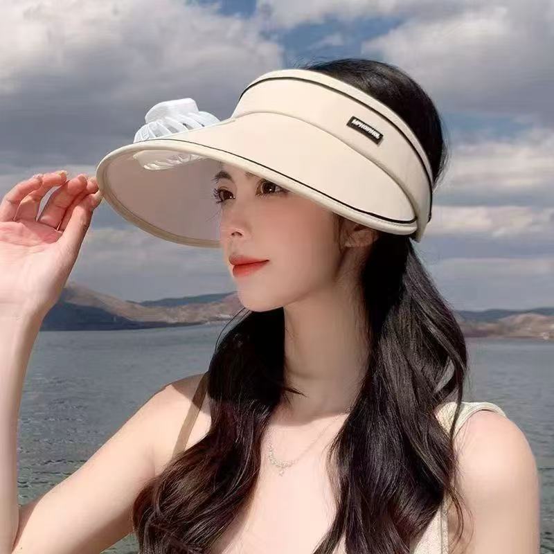 Multi-functional sun protection hat with USB fan three-speed adjustment, new rechargeable fan sun protection hat with brim, summer outdoor large-brim sun protection hat, high-top ultraviolet sun protection hat Application Scenario