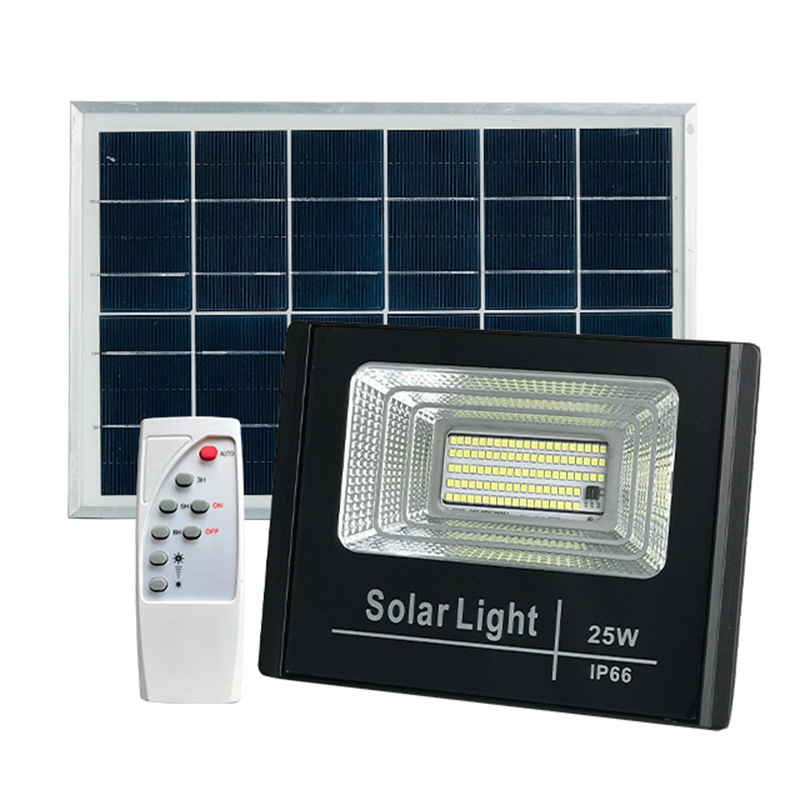 Solar floodlight treasure basin with different wattage options of 25w, 40w, 60w, 100w, 200w and 300w