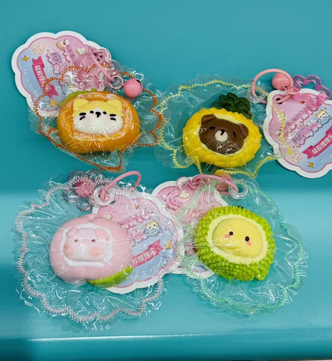Food-grade silicone molded Pineapple Bear sequence