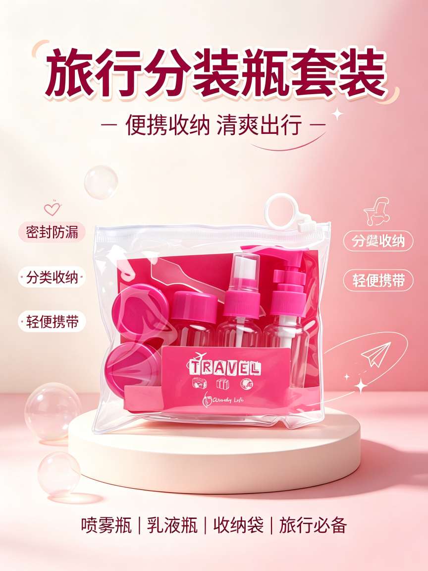 وعاء رذاذ متعدد الأغراض من نوع 30ML لعطور محلل فراغي مزود في وعاء يحتوي على مستحضرات تجميل محمولة detail image 6