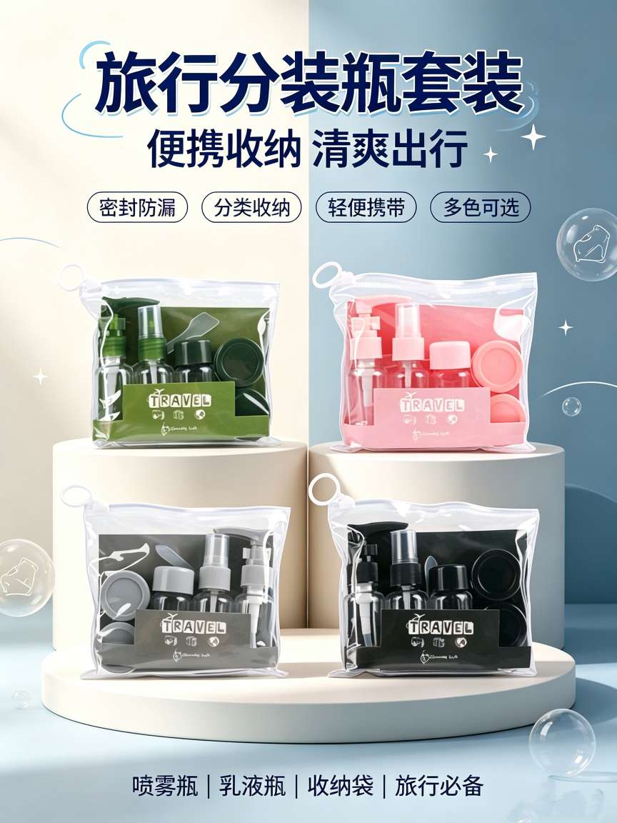 وعاء رذاذ متعدد الأغراض من نوع 30ML لعطور محلل فراغي مزود في وعاء يحتوي على مستحضرات تجميل محمولة detail image 1