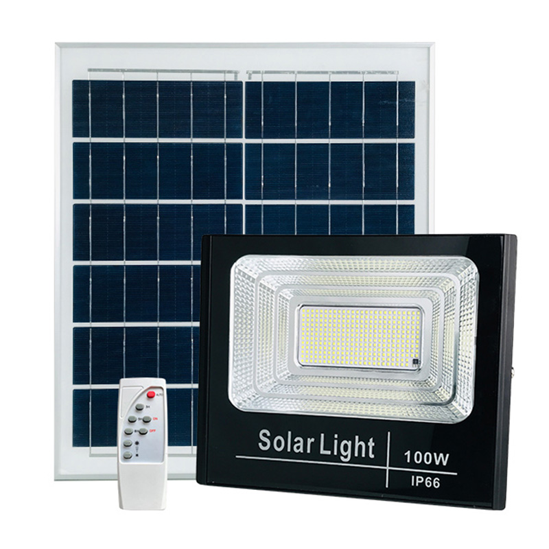Solar floodlight treasure basin with different wattage options of 25w, 40w, 60w, 100w, 200w and 300w Application Scenario