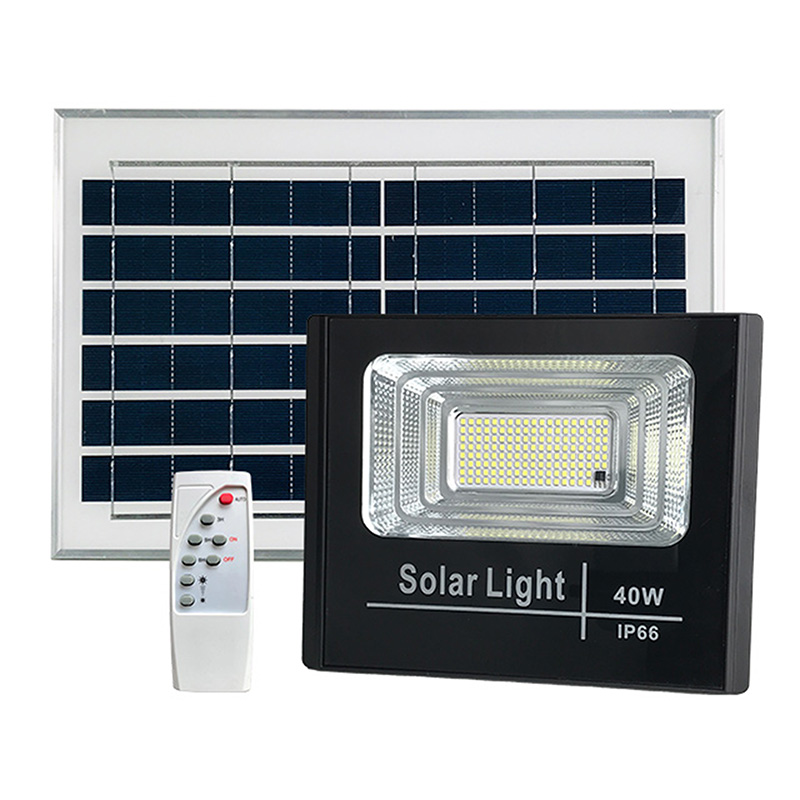 Solar floodlight treasure basin with different wattage options of 25w, 40w, 60w, 100w, 200w and 300w details Picture