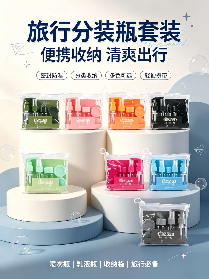 وعاء رذاذ متعدد الأغراض من نوع 30ML لعطور محلل فراغي مزود في وعاء يحتوي على مستحضرات تجميل محمولة detail image 4