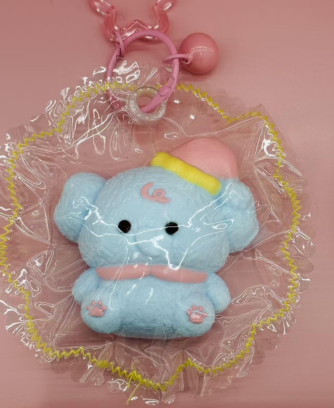 Food-grade silicone kneading Fun Sleeping Cap Elephant sequence Item Picture
