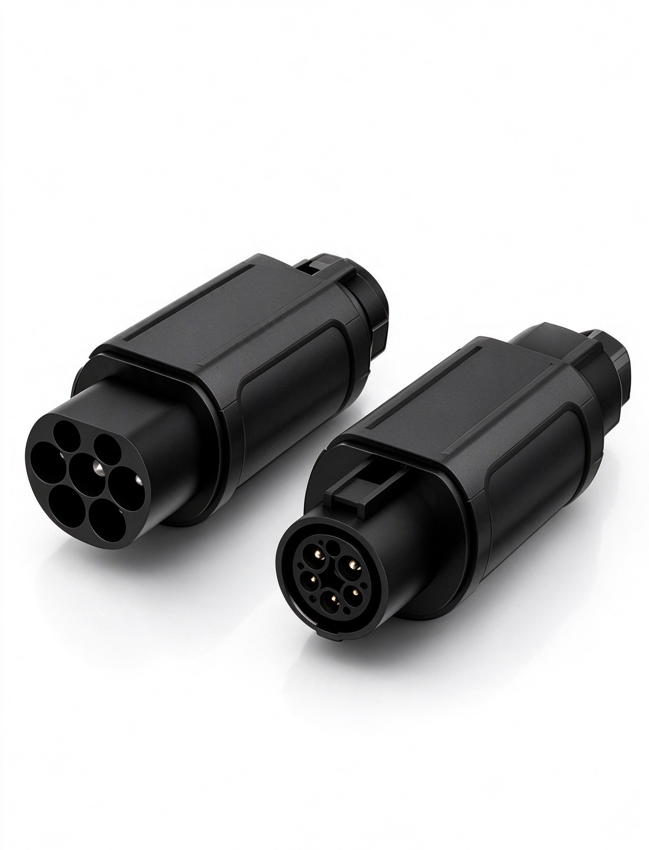 DUPUSEN americano estándar a gb cabeza de conversión, para lograr dos clases de interfaz de carga interconectada, conducción eléctrica estable, suave enchufe y desenchufe, conveniente para diferentes especificaciones nuevo vehículo de energía a través del uso de carga estándar Item Picture