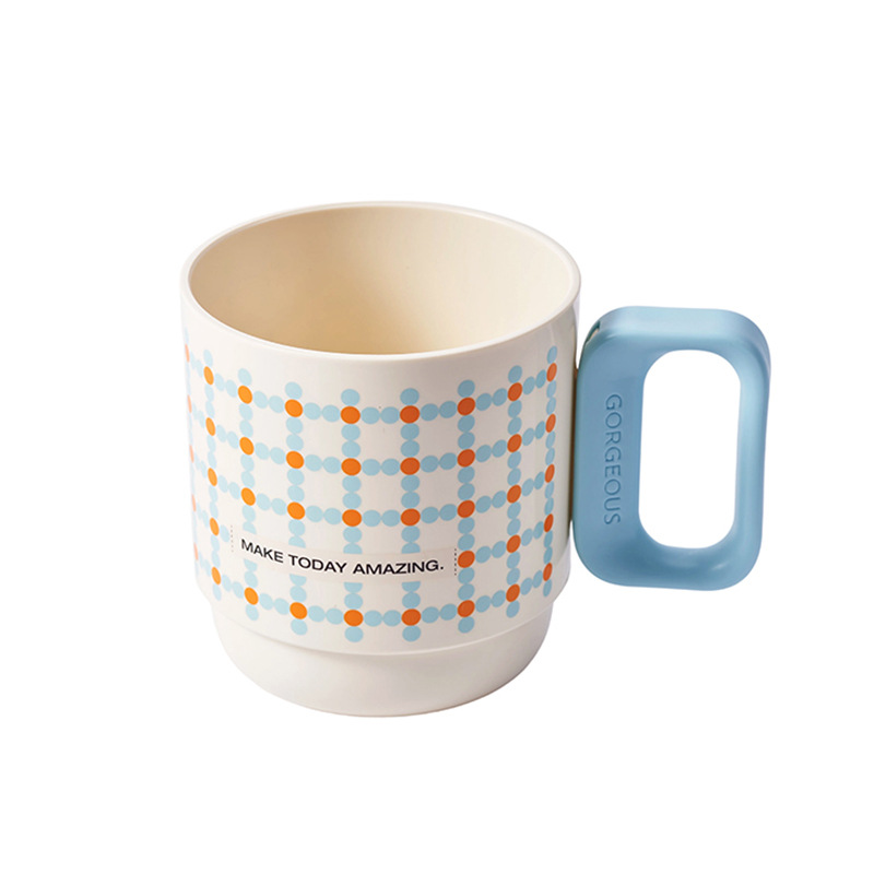 M80-5004 Home bathroom Toothbrush Cup, student cartoon Dot Dot Dormitory Cute mouthwash cup Item Picture