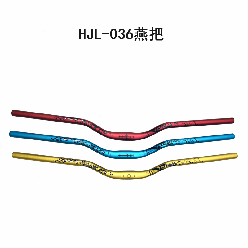 HJL-036 mountain bike handlebars, bicycle crossbar, downhill, off-road, aluminum alloy handlebars, 780mm