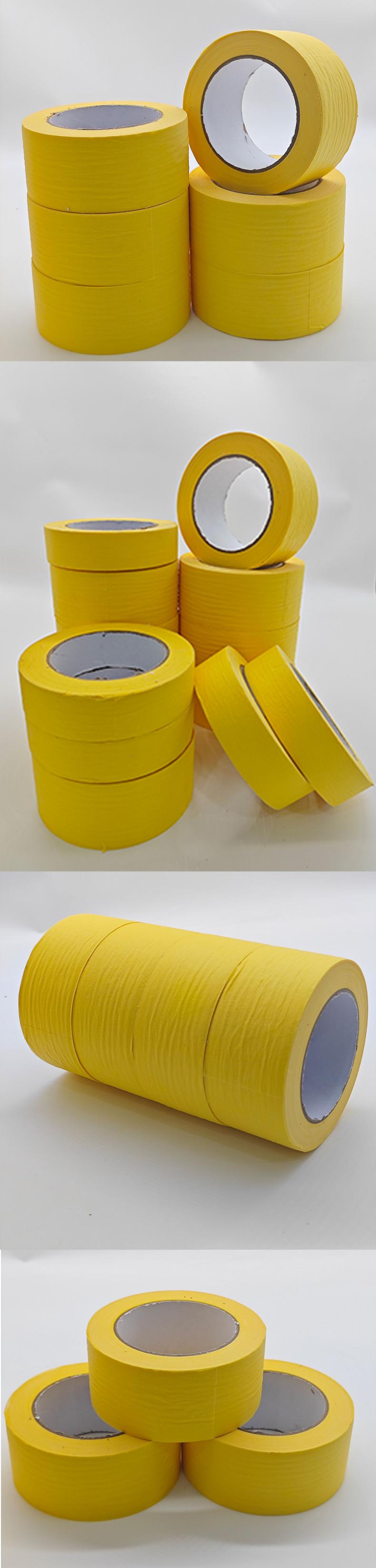 High-viscosity masking tape rolls, heat-resistant nano Teflon dot decorative pasting products, beige high-temperature resistant tape pic 10