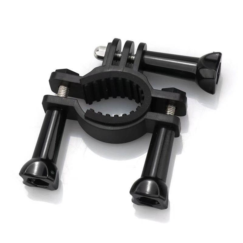 Bicycle fishing rod handle, round tube clamp, shooting stand, car recorder, domestic action camera accessories Application Scenario