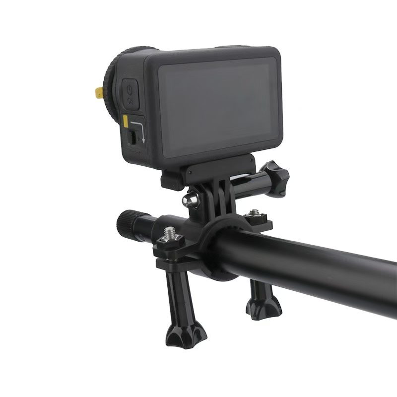 Bicycle fishing rod handle, round tube clamp, shooting stand, car recorder, domestic action camera accessories