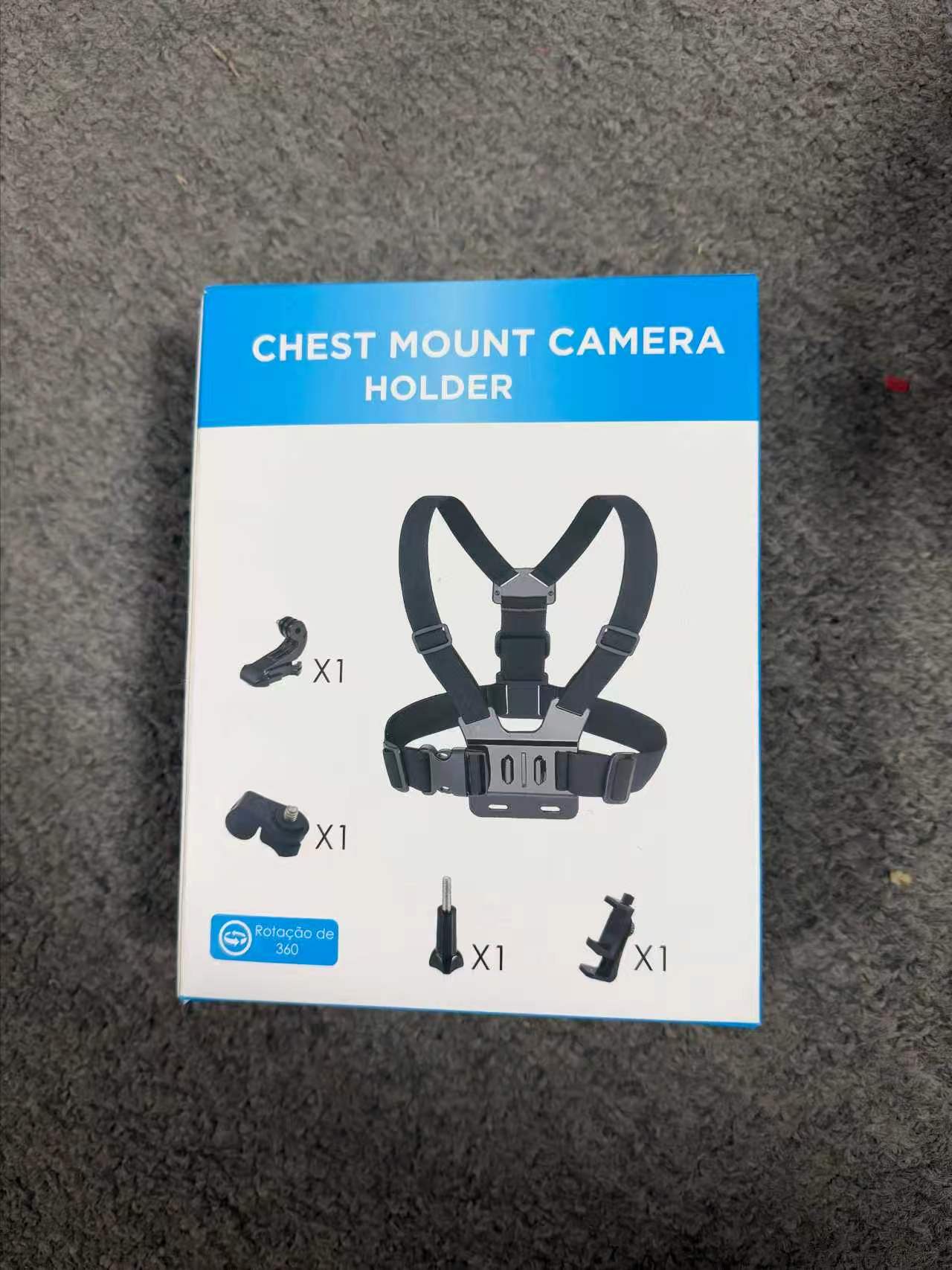 gopro first-person perspective camera for outdoor cycling with a phone stand on the chest Specification image