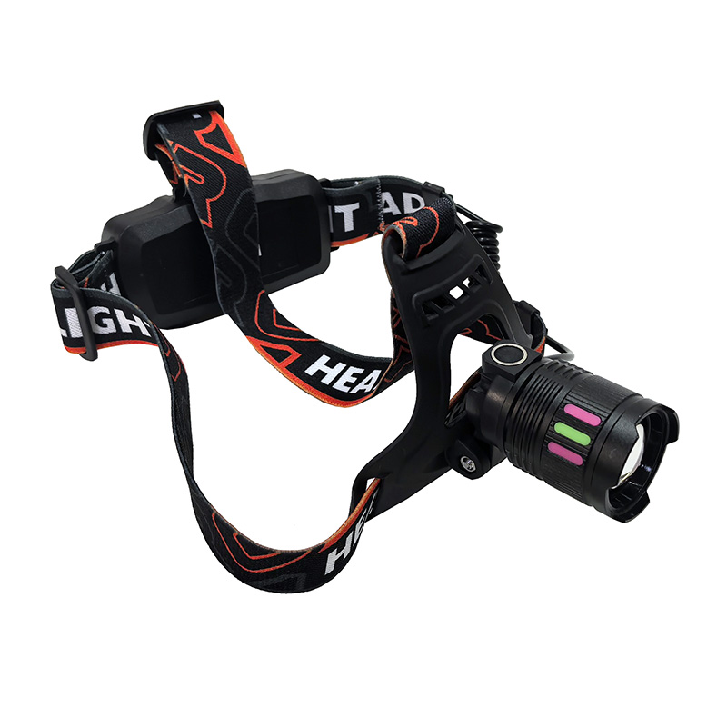 W520 luz de tira brillante USB recargable retráctil luz láser blanco ajustable luz de cabeza bicicleta luz de camping al aire libre lámpara de mina luz de cabeza de mantenimiento luz de camping luz de pesca details Picture