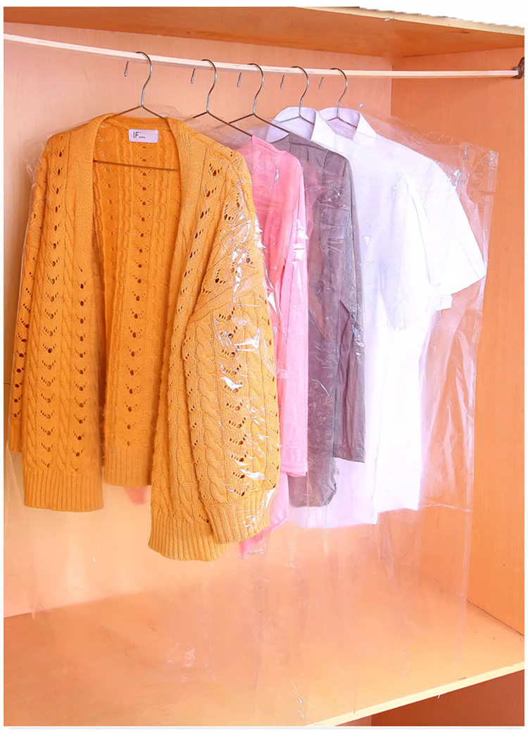 衣服防尘罩大衣西服防尘袋透明塑料防尘套干洗店衣柜一次性挂衣袋详情1