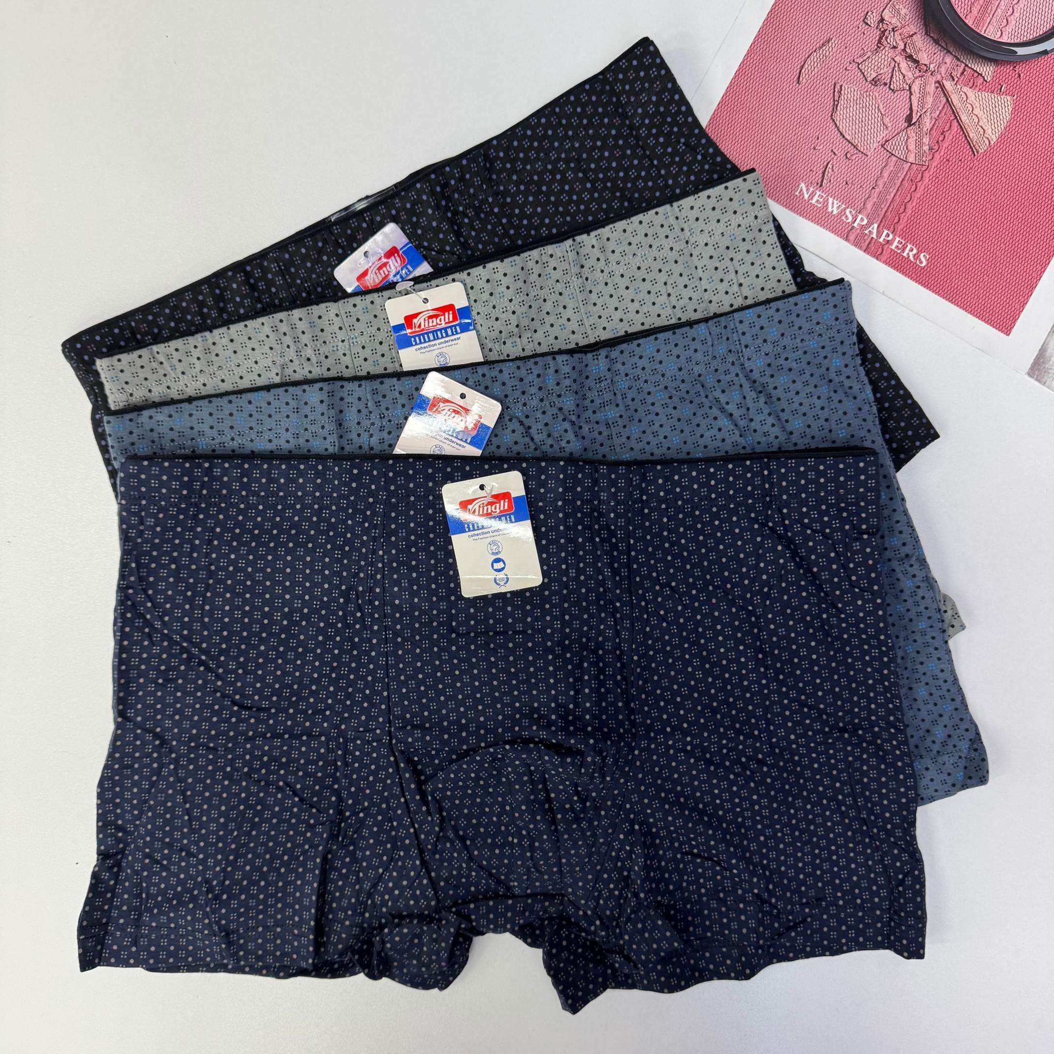 6332 # Southeast Asian men's briefs with simple and elegant small dot prints, soft and skin-friendly, wholesale for export, QNI Application Scenario