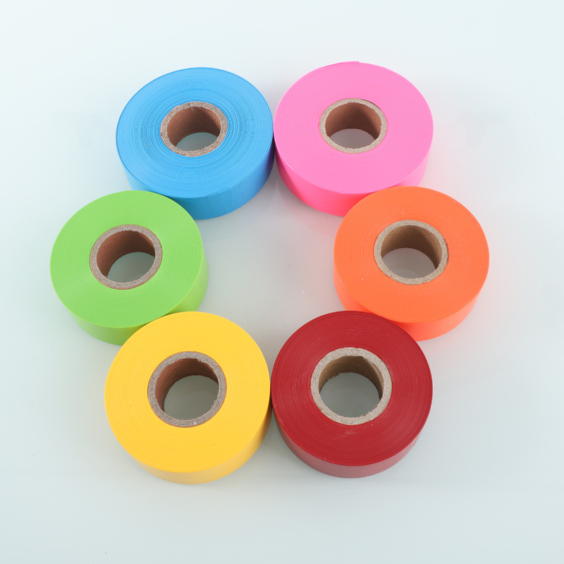The manufacturer supplies colored flag ribbons, PVC ribbons, marking ribbons, exploration and measurement orchard seedling indication ribbons, and marking ribbons Application Scenario