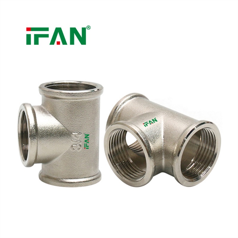 IFAN Plated Plumbing Tee Fitting with Quick-Connect Ends Application Scenario