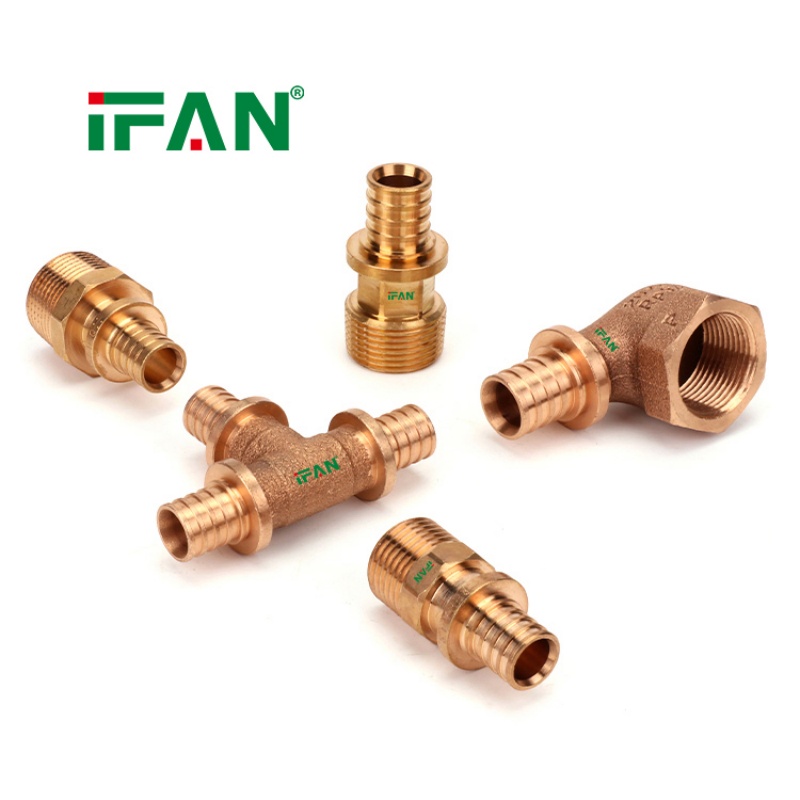 IFAN Factory-Customized Bronze PEX Compression Fittings details Picture