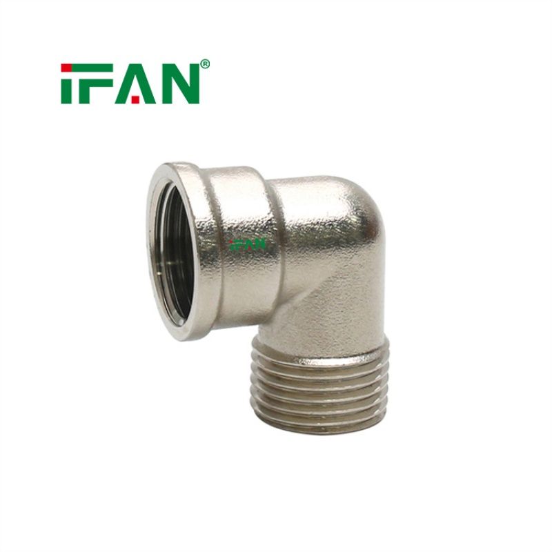 IFAN Electroplated Plumbing Fitting – Male Thread Elbow Specification image