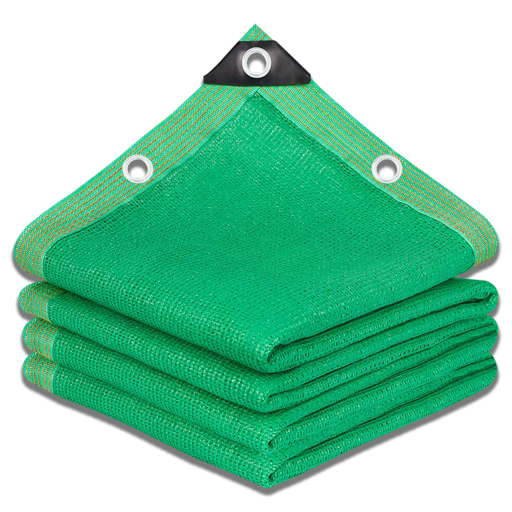 Thickened green sunshade net, sun protection, wind and rain protection, home garden, balcony and courtyard sunshade cover, sunshade net, sun protection net, green sunshade net details Picture