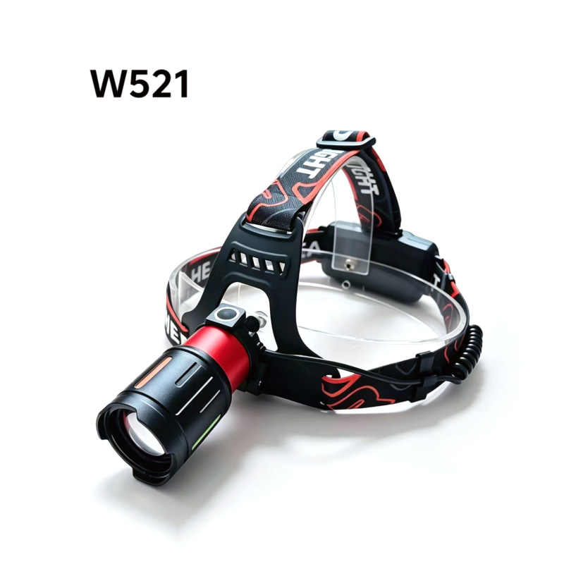 - W521 TiaoTou позор свет USB заряжа телескопическ смешива JiaoBai JiGuangTou свет велосипедн фар улиц в поход свет шахтн техническ обслуживан голов свет кемпинг свет рыбалк свет