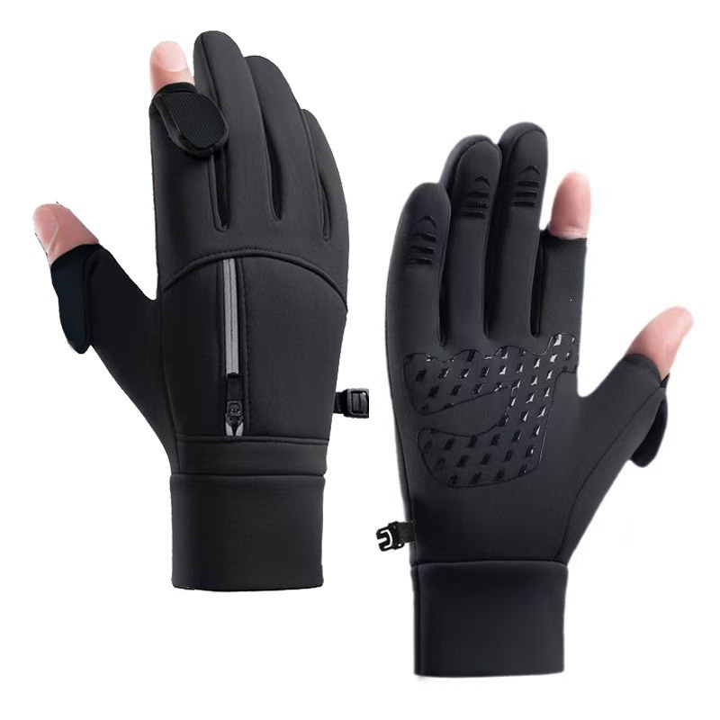 260109-1-2 guantes de dedo a prueba de viento guantes de dedo de largo de ciclismo guantes calientes de ciclismo antideslizante todos los dedos de fitness guantes de peluche de algodón Application Scenario