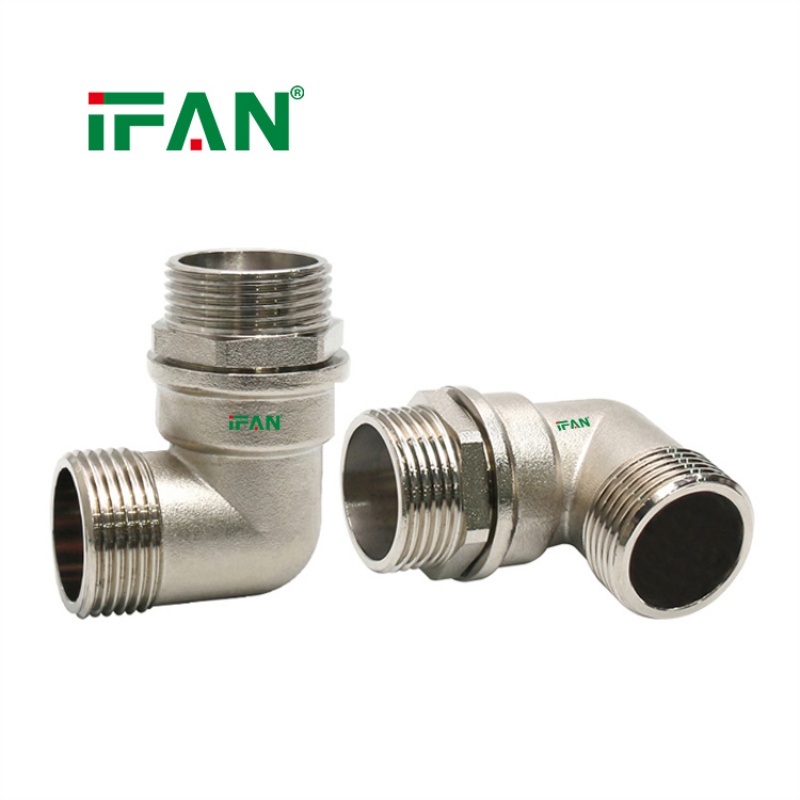 IFAN Premium Plated Plumbing Fitting – Male Thread Elbow Application Scenario