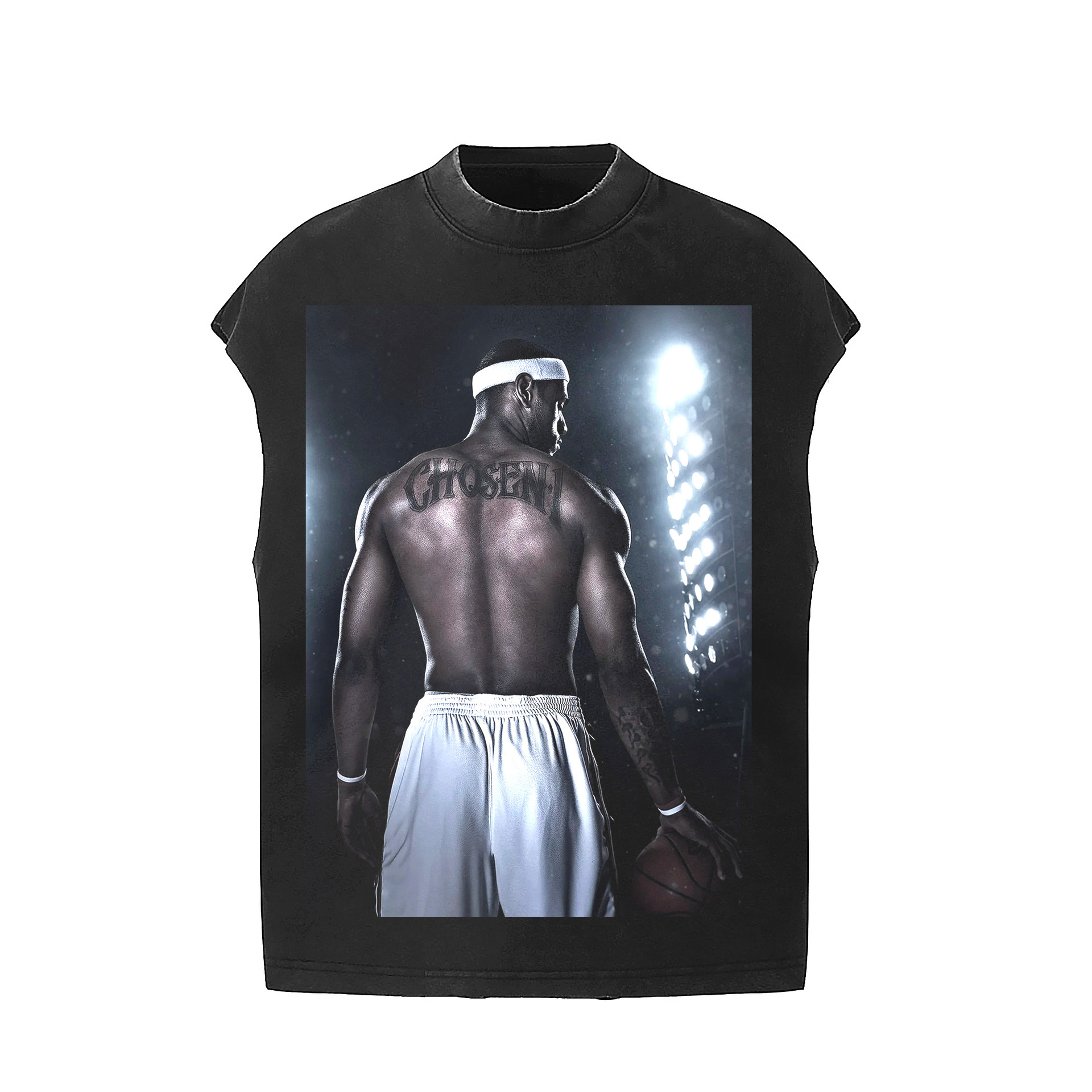 Metallica's classic BIG FACE portrait print retro washed distressed sleeveless waistcoat T-shirt, men's short-sleeved trendy T-shirt, short-sleeved T-shirt, pure cotton short-sleeved Application Scenario