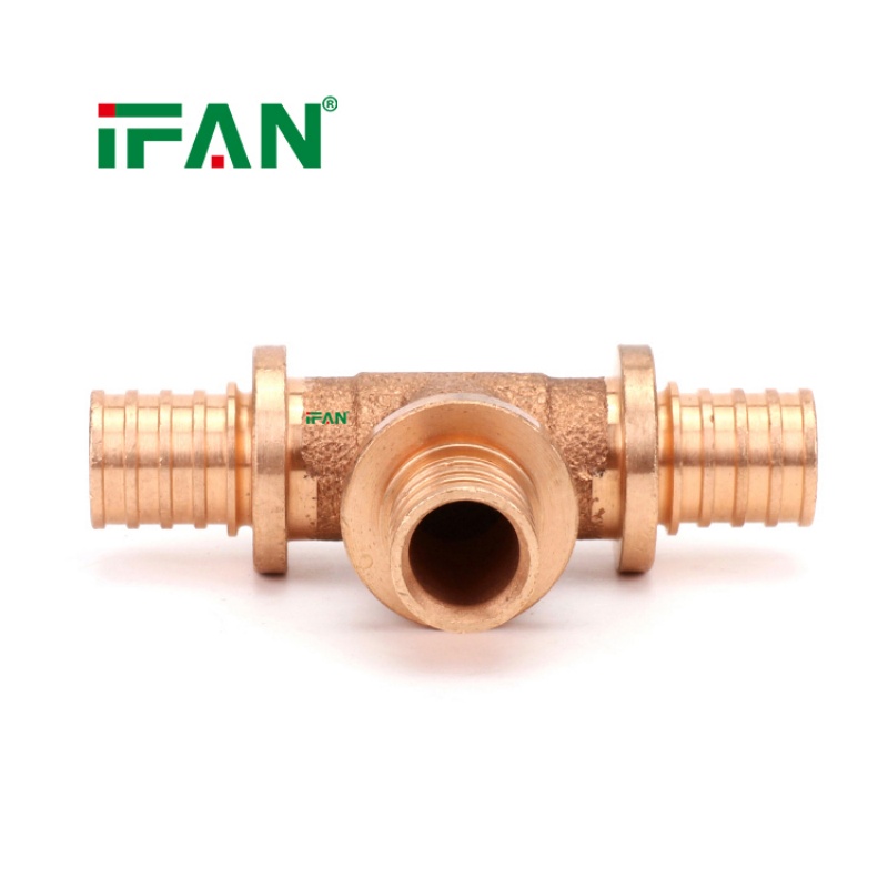 IFAN China Factory Bronze PEX Compression Fittings Tee Item Picture