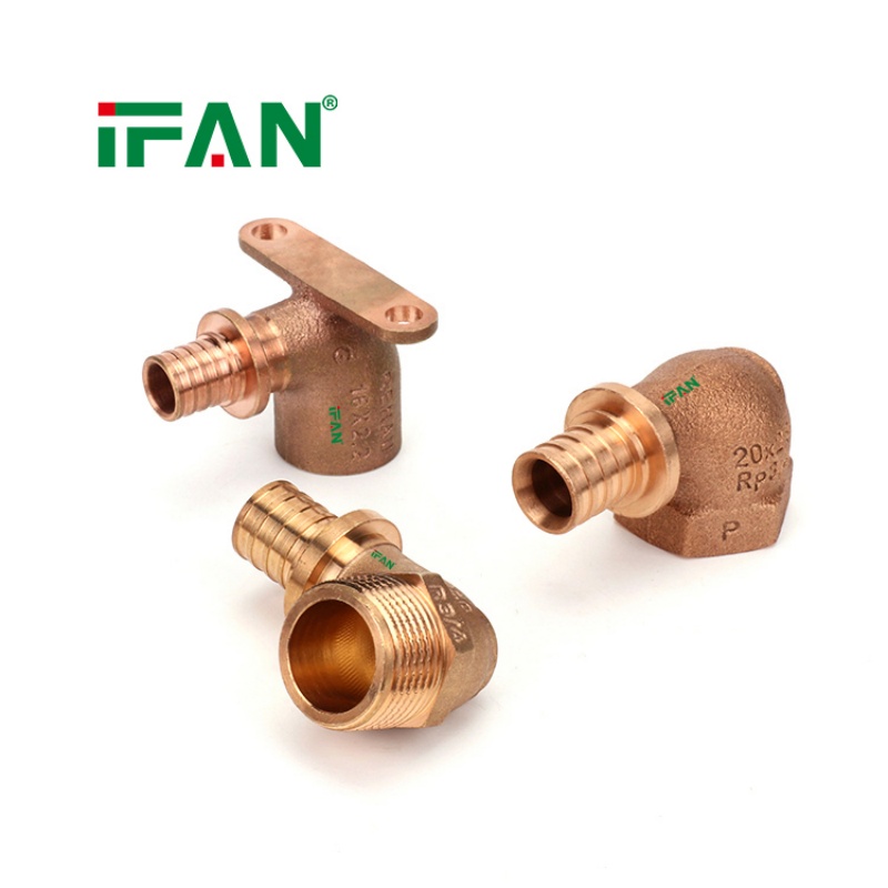 IFAN Factory-Customized Bronze PEX Compression Fittings Item Picture