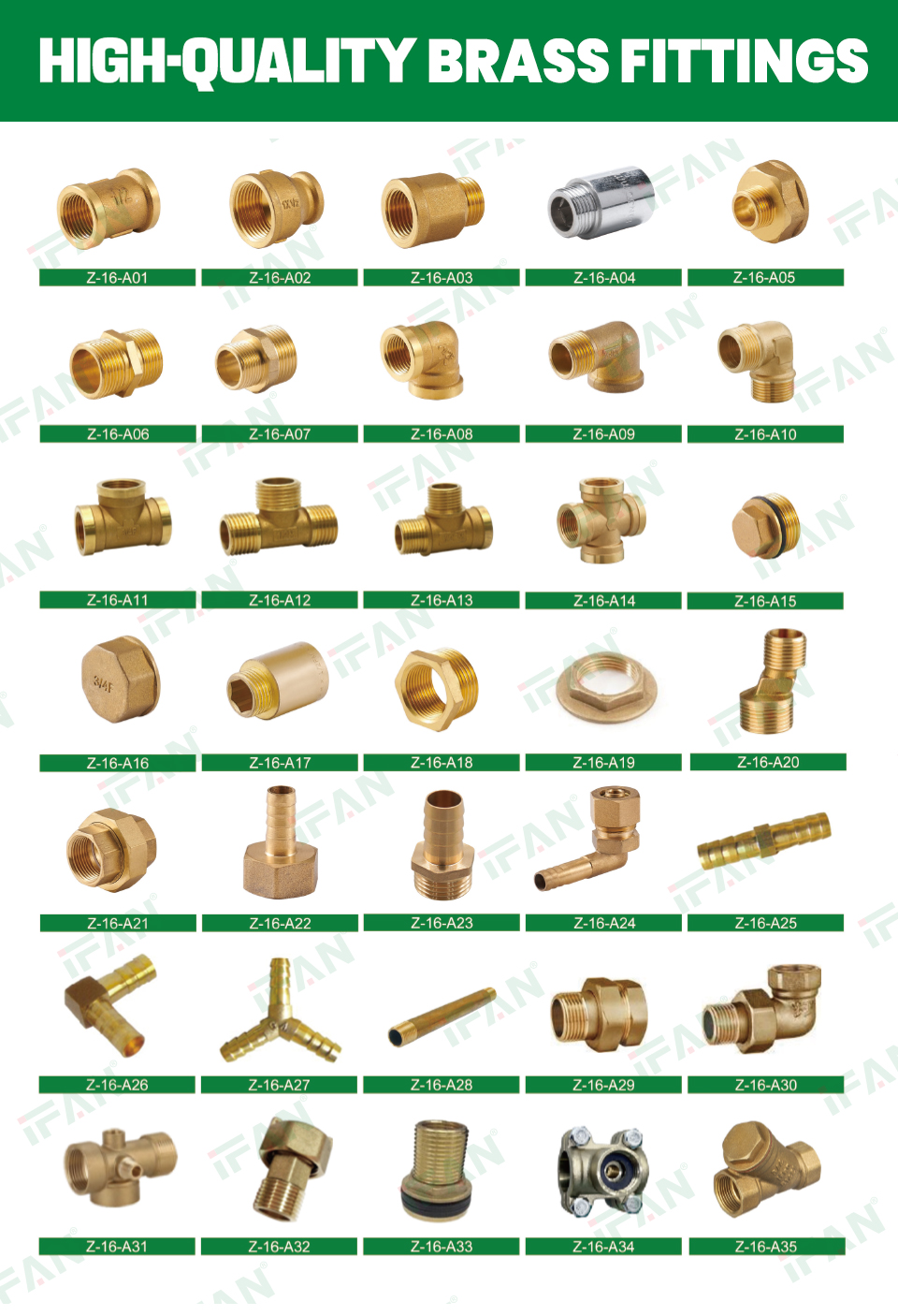 IFAN Made-in-China Thickened Brass Tee Fitting pic 3
