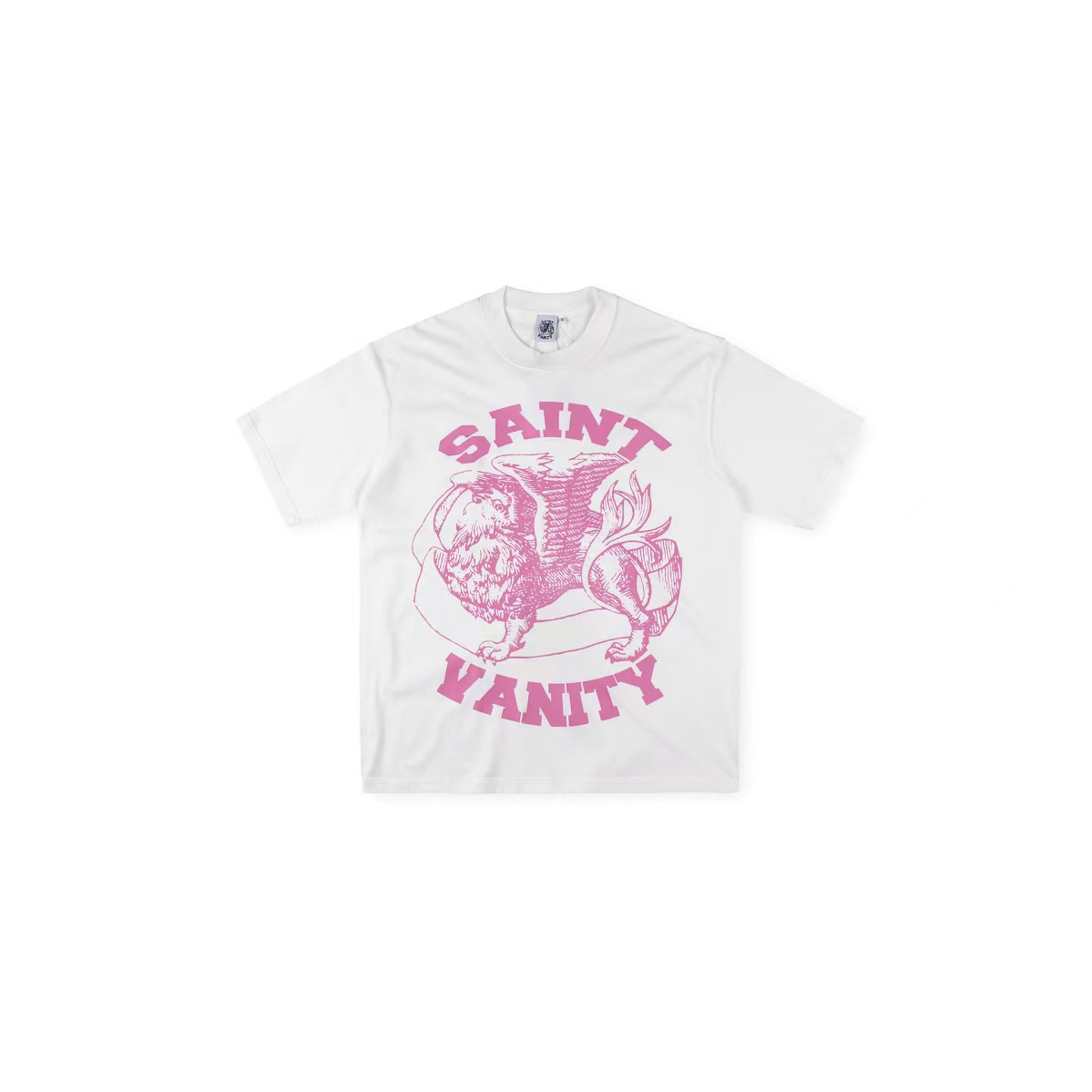 In 2026, SAINT, a cross-border male and female couple in foreign trade, features riveted embroidery, buckles, letter prints and casual short designs Specification image