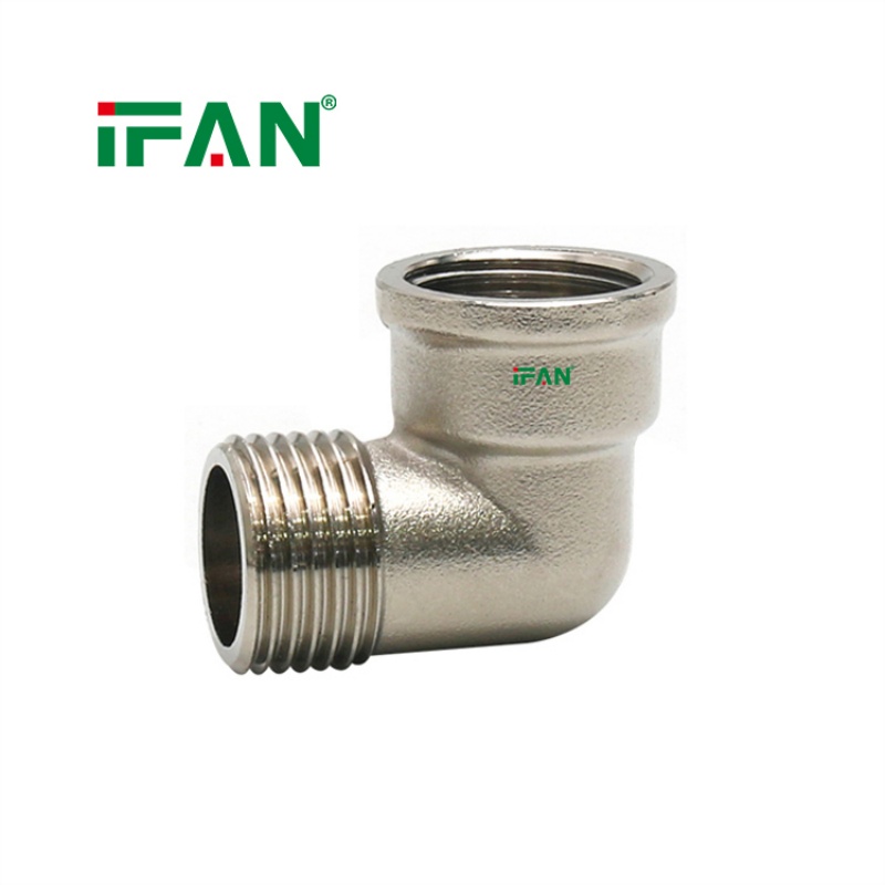 IFAN Electroplated Plumbing Fitting – Male Thread Elbow