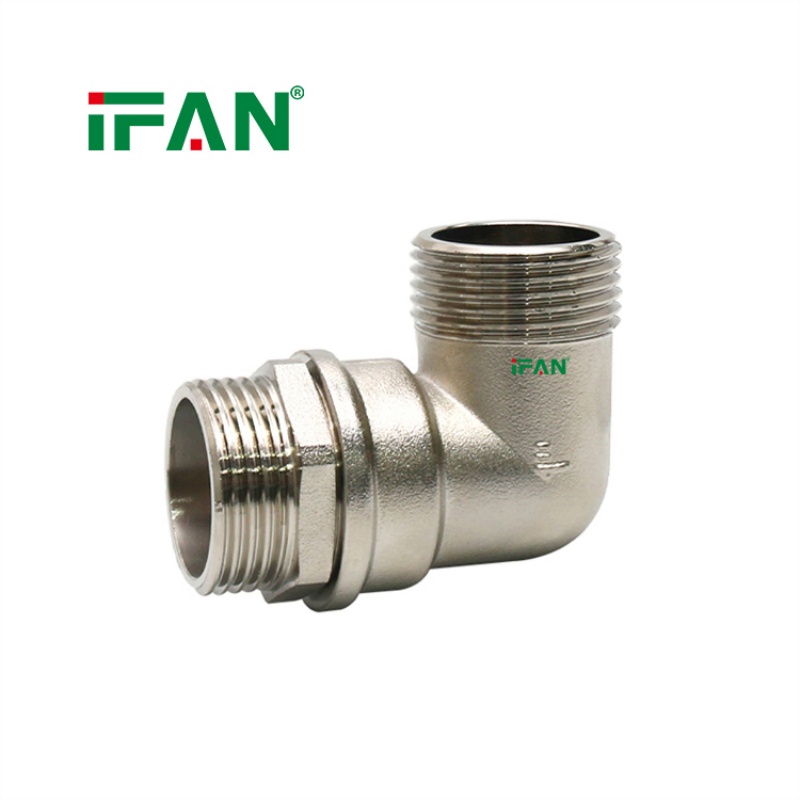 IFAN Premium Plated Plumbing Fitting – Male Thread Elbow details Picture