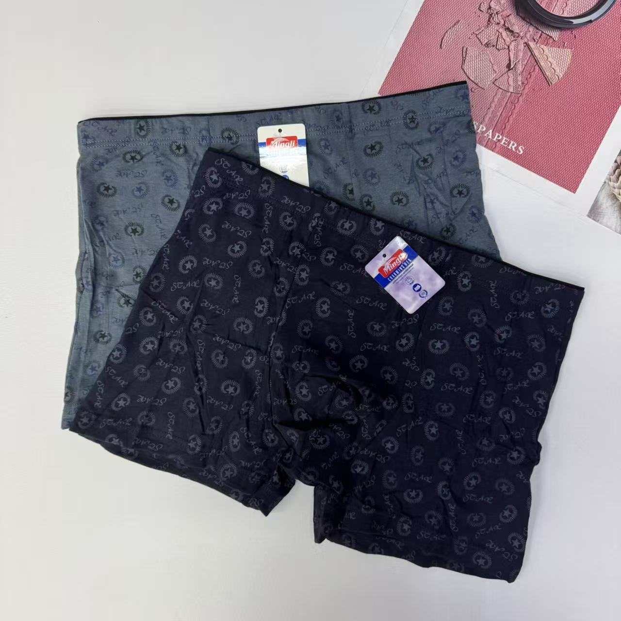 6355# Ivory Coast export Men's briefs Trendy Star Letter printed Men's underwear Plus-size men's briefs QNI Item Picture