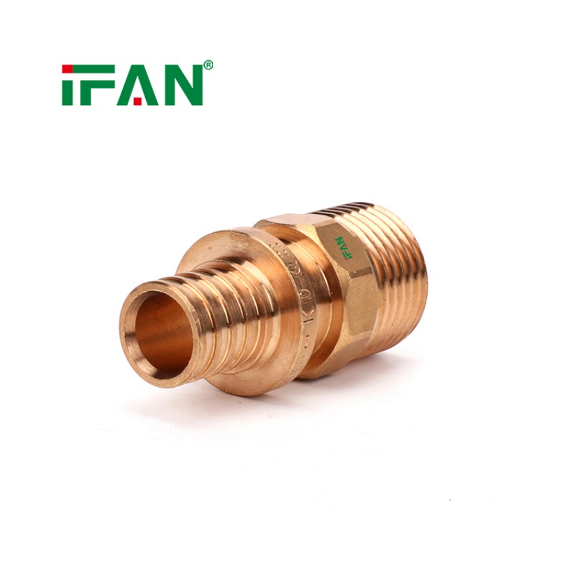 IFAN Large Stock of Bronze PEX Brass Axial Fitting Socket details Picture