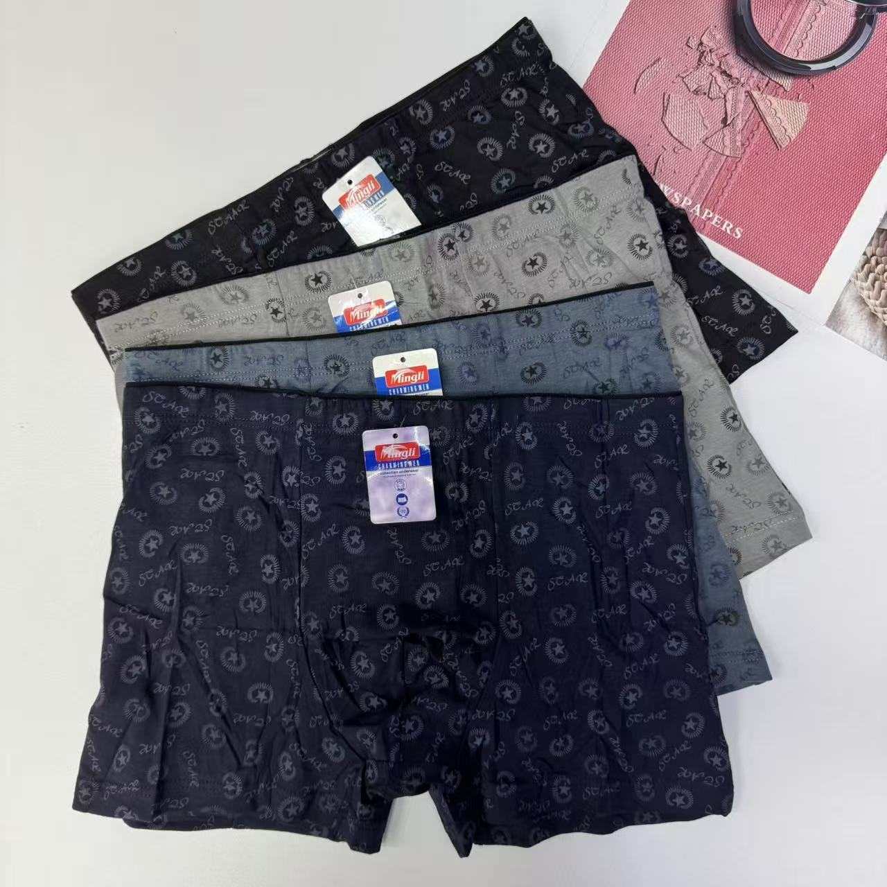 6355# Ivory Coast export Men's briefs Trendy Star Letter printed Men's underwear Plus-size men's briefs QNI Application Scenario