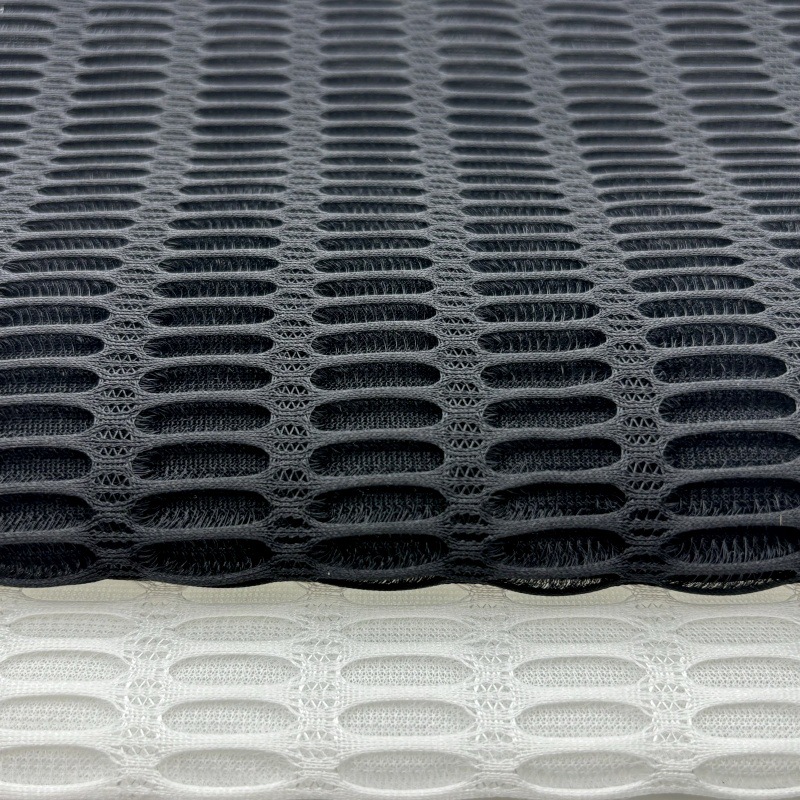 Polyester breathable long-eye sandwich mesh fabric, baby carrier, bedside fence, car seat cushion, office chair fabric, Daye Sandwich series pic 5