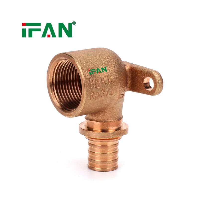 PEX Sliding Fitting – Male Threaded Elbow with Mounting  Specification image