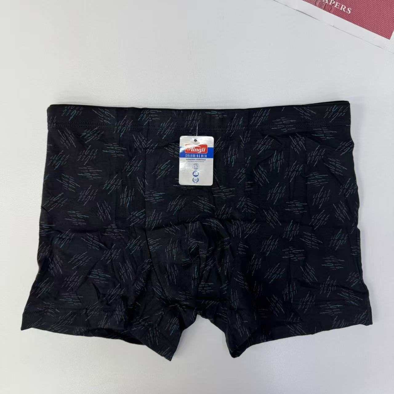 6343# Honduran Bestseller Men's Underwear Fine-line dark-patterned Briefs multi-color underwear Men's Briefs QNI Item Picture