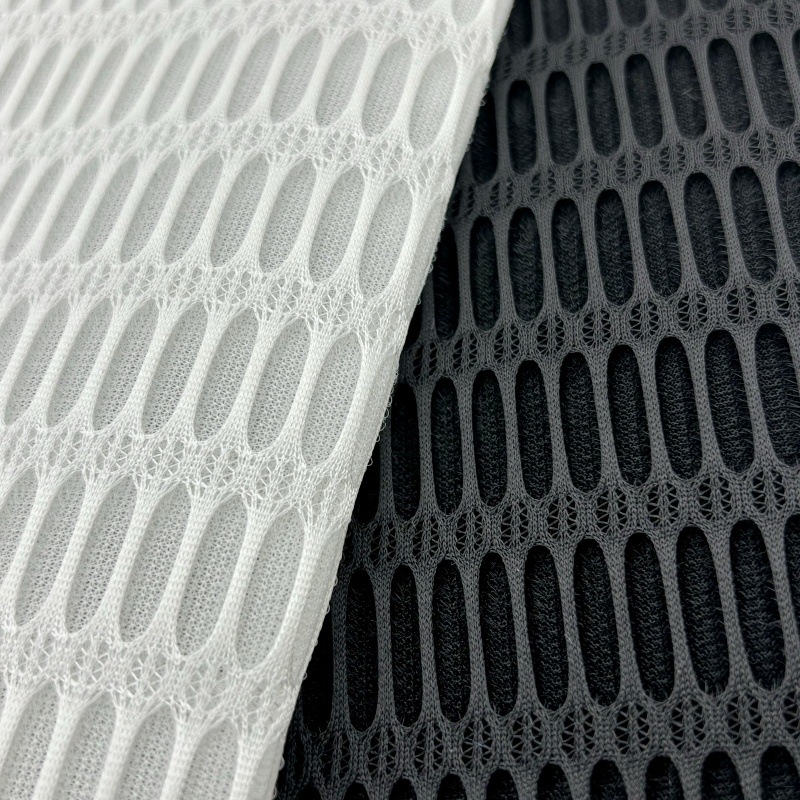 Polyester breathable long-eye sandwich mesh fabric, baby carrier, bedside fence, car seat cushion, office chair fabric, Daye Sandwich series pic 4